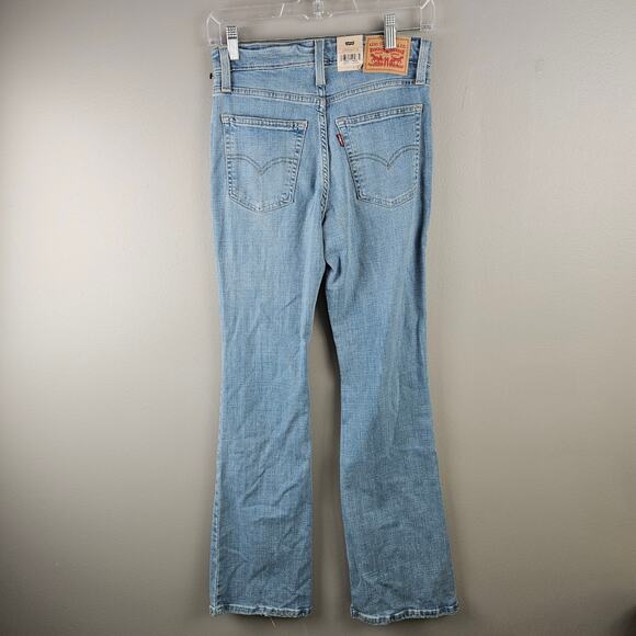 Levi's High Rise Bootcut Jeans Size 27/4 Short - Picture 2 of 8